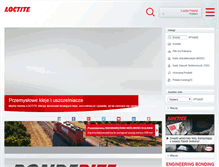 Tablet Screenshot of loctite.pl