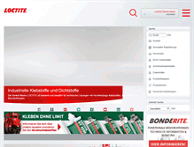 Tablet Screenshot of loctite.de