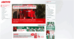 Desktop Screenshot of loctite.dk