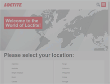 Tablet Screenshot of loctite.com